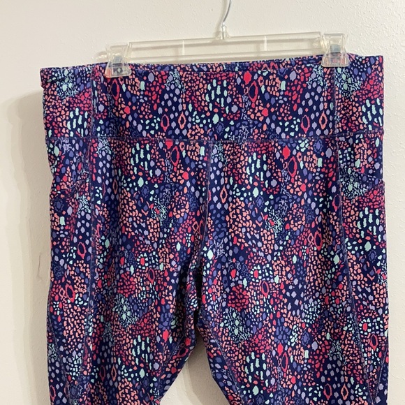 EUC Colorful Ankle Leggings Plus Size 2X - Picture 5 of 11